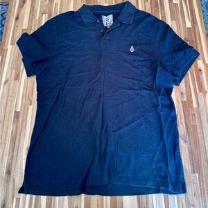 Men's Black Volcom Polo Shirt
